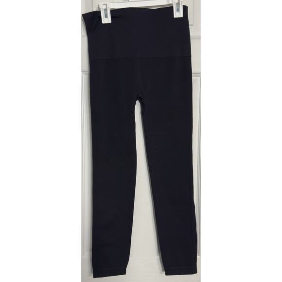 Spanx Black Leggings Size Large/G Women’s High Waist Pre-Owned - Picture 2 of 3